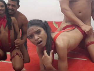 A tiny asian gets fucked hard - 18 year