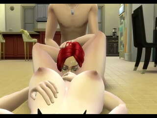 Naruto hentai episodio 121 les prepara de comer a todos y su mejor amiga  sarada lo seduce con karin terminan haciendo un trio anal con su propia amiga